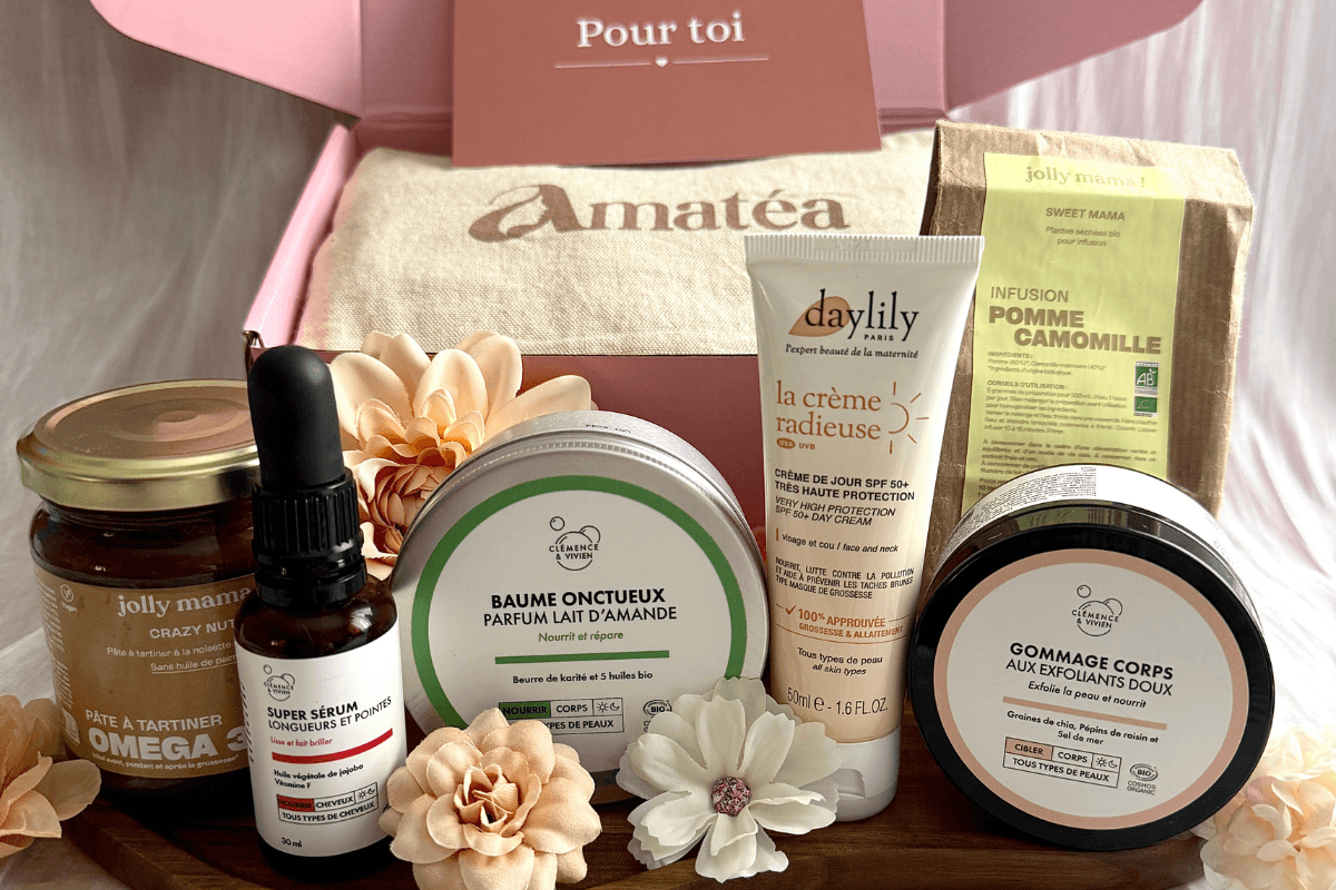 cadeau femme enceinte box grossesse bien-être Amatéa