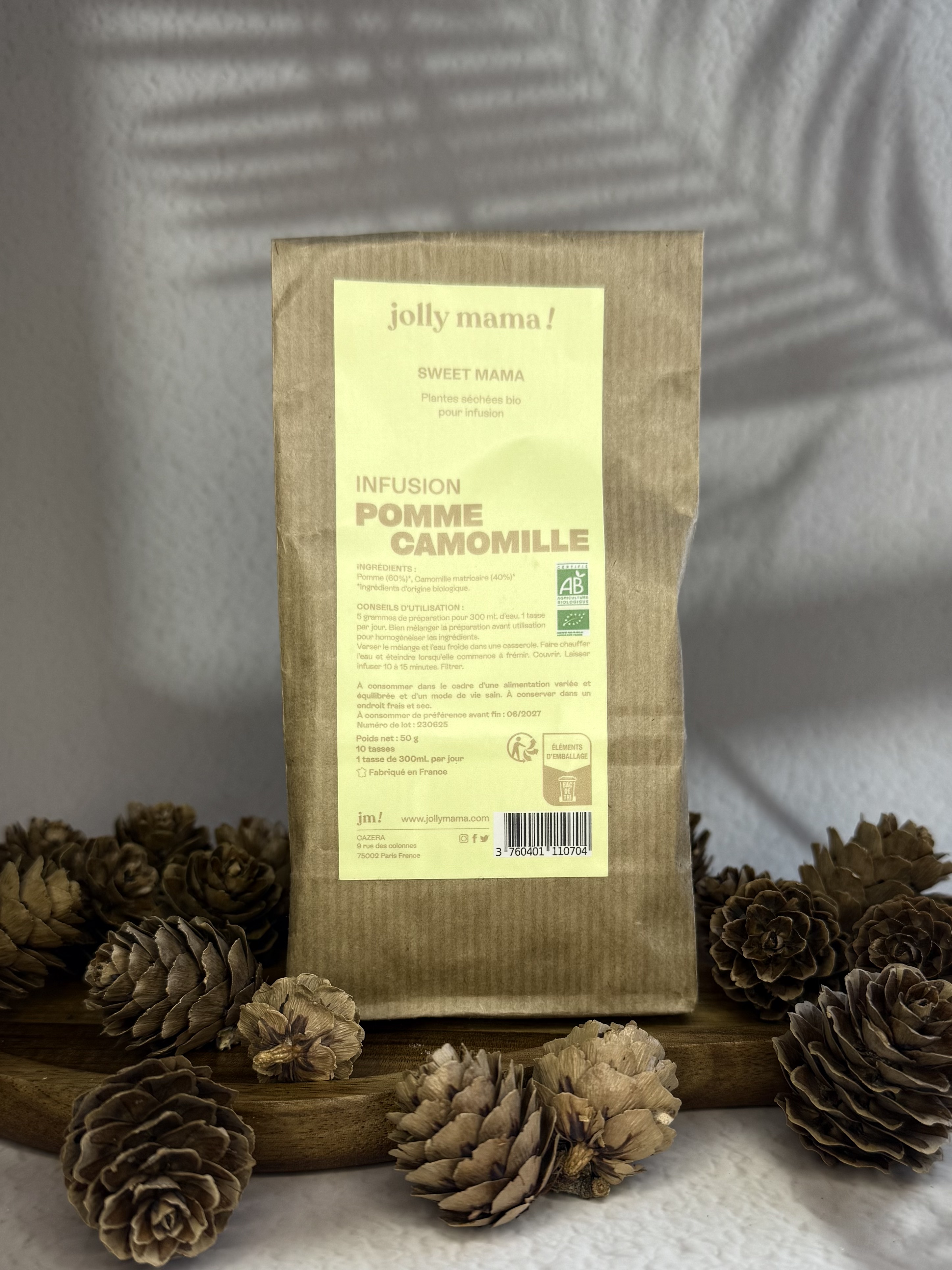 Sweet Mama – Tisane Camomille & Pomme